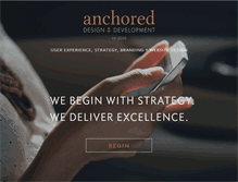 Tablet Screenshot of anchoreddesign.com